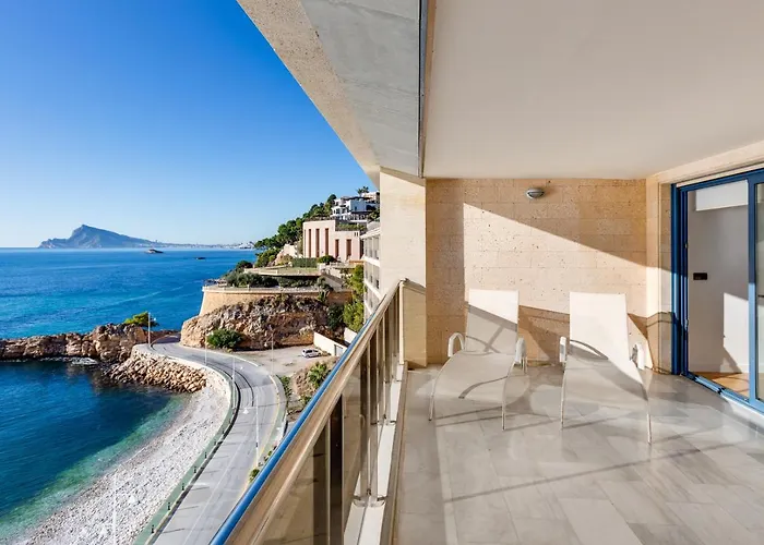 1St Line Mascarat Beach - Solarium Terrace & Pool